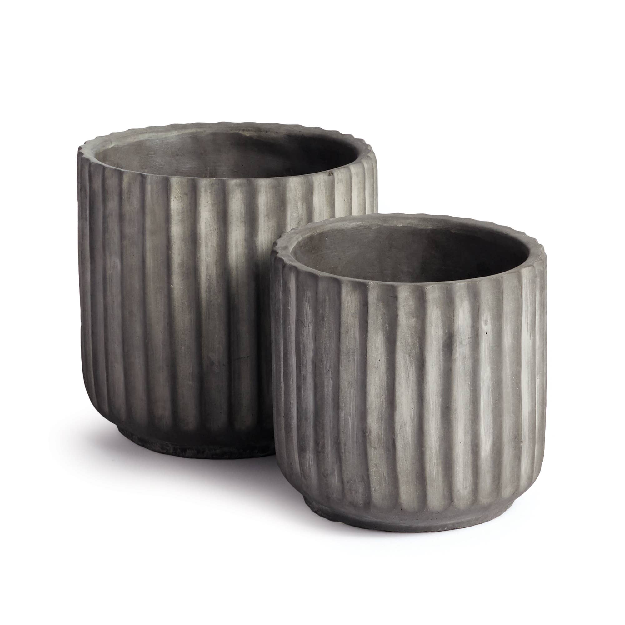 Chandler Pots, Set Of 2-Dark Gray