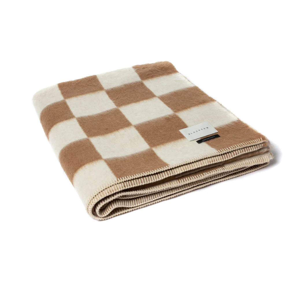 Crosby Heirloom Blanket (Tobacco/Ivory)