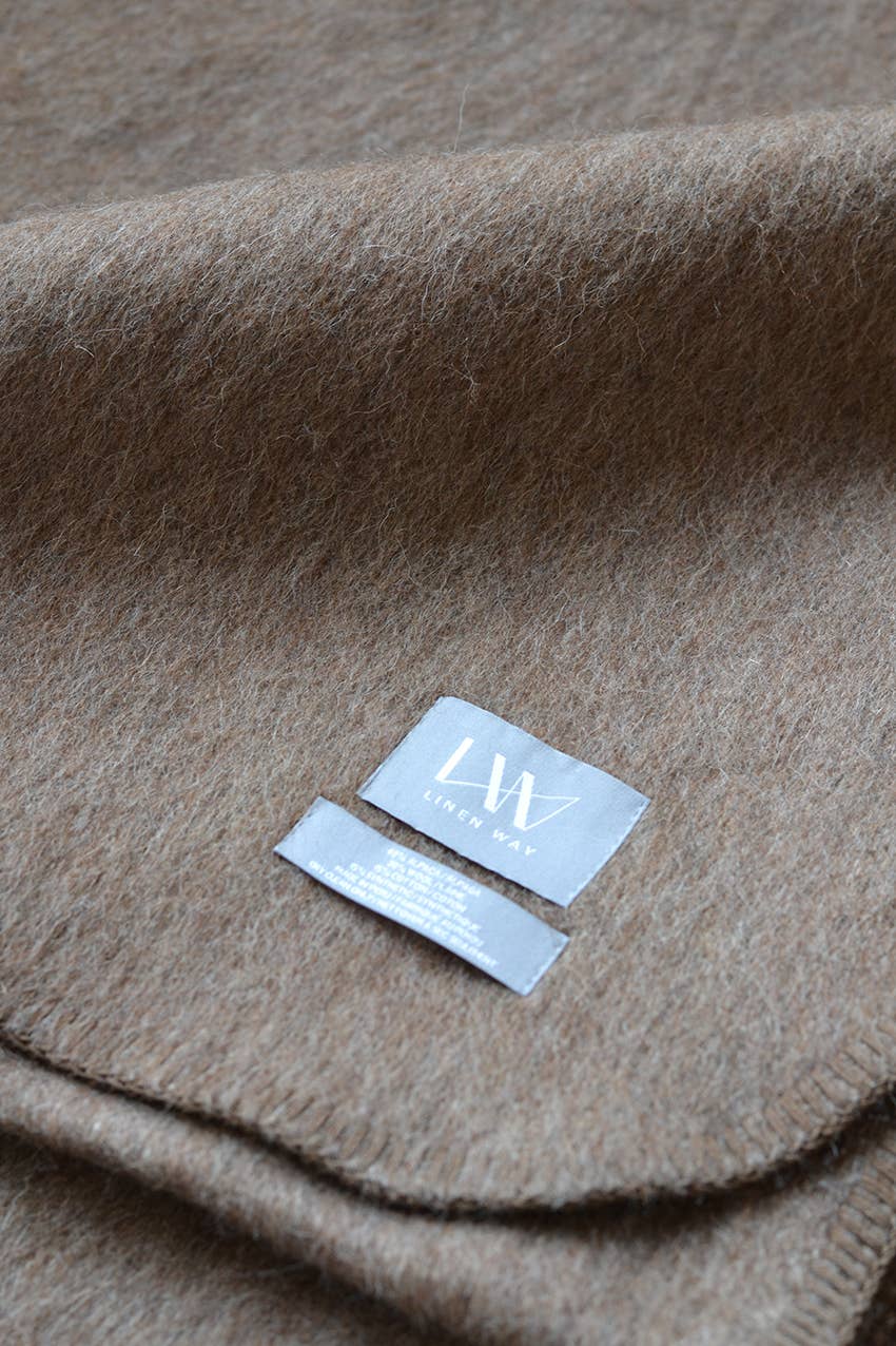 Livorno Alpaca Wool Bedspread – Queen & King Sizes